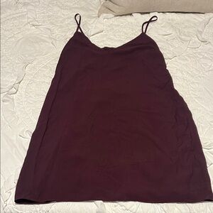 Madewell Burgundy Slip Dress